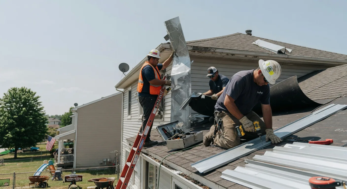 Storm Damage Metal Roof Repair in Otisville, NY